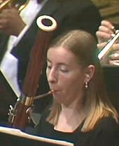 Rosalind playing with Neponset Valley Philharmonic